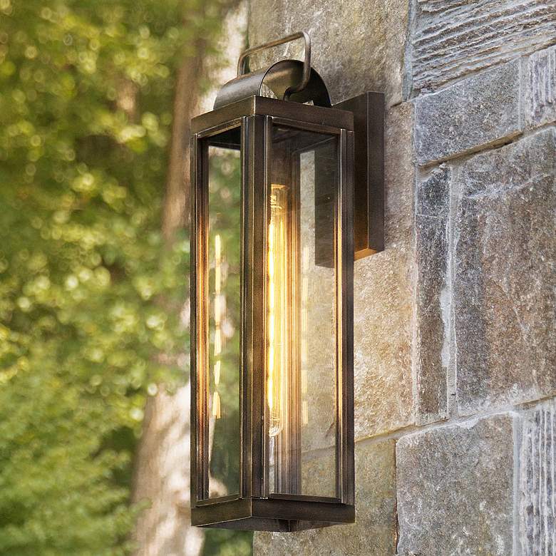 Image 1 Hinkley Sag Harbor 21 1/4" High Burnished Bronze Outdoor Wall Light