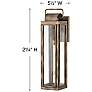 5_Hinkley Sag Harbor 21 1/4" High Burnished Bronze Outdoor Wall Light more views