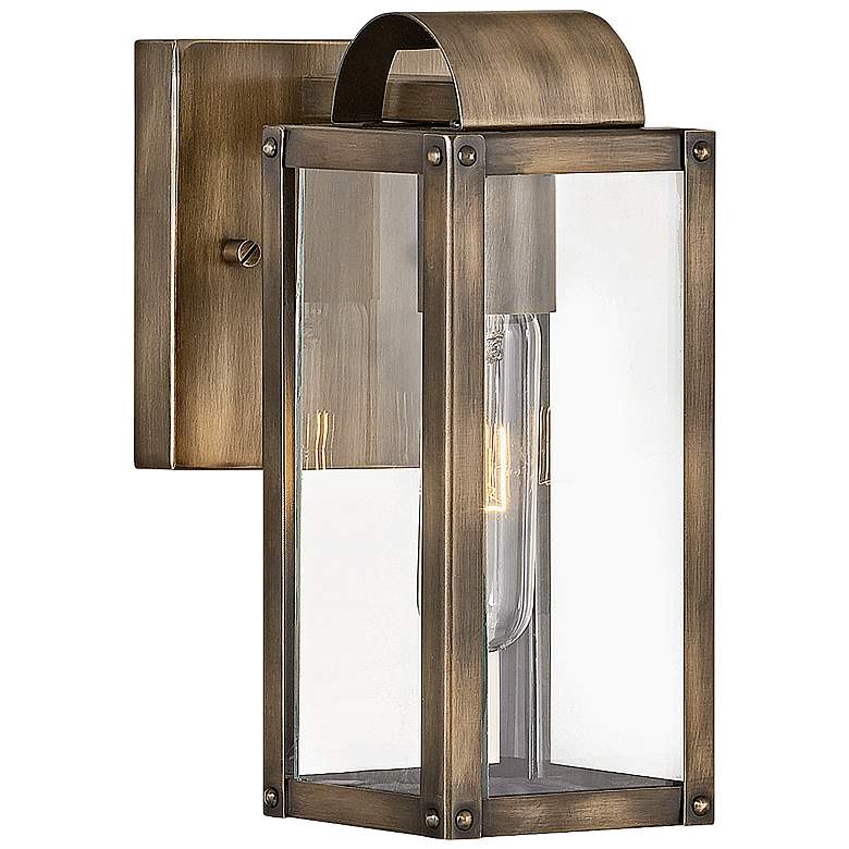 Image 1 Hinkley Sag Harbor 9 1/2" High Burnished Bronze Wall Sconce