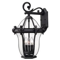 Hinkley San Clemente 21&quot; High Black Outdoor Wall Light