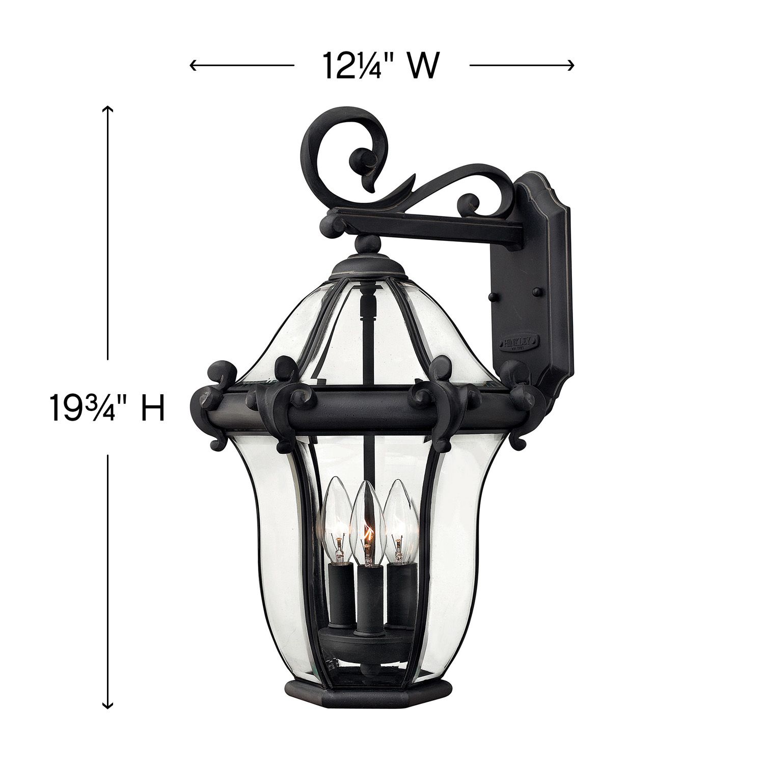 Image 4 Hinkley San Clemente 21" High Black Outdoor Wall Light more views