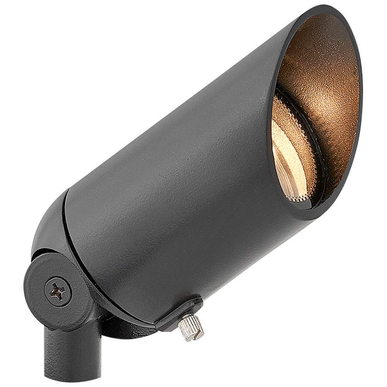 Image 1 Hinkley Sana 3 1/4 inch High Satin Black LED Outdoor Spot Light