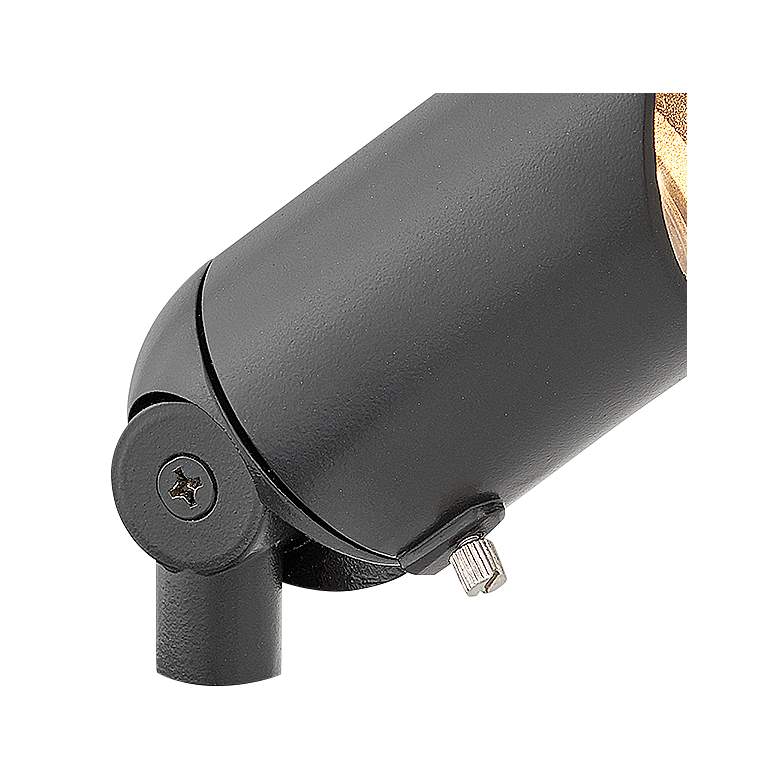 Image 2 Hinkley Sana 3 1/4 inch High Satin Black LED Outdoor Spot Light more views