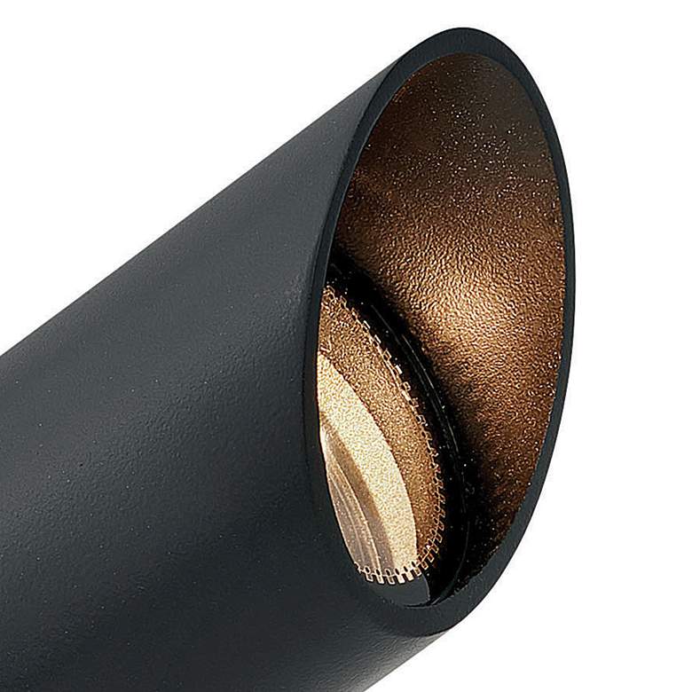 Image 3 Hinkley Sana 3 1/4" High Satin Black LED Outdoor Spot Light more views