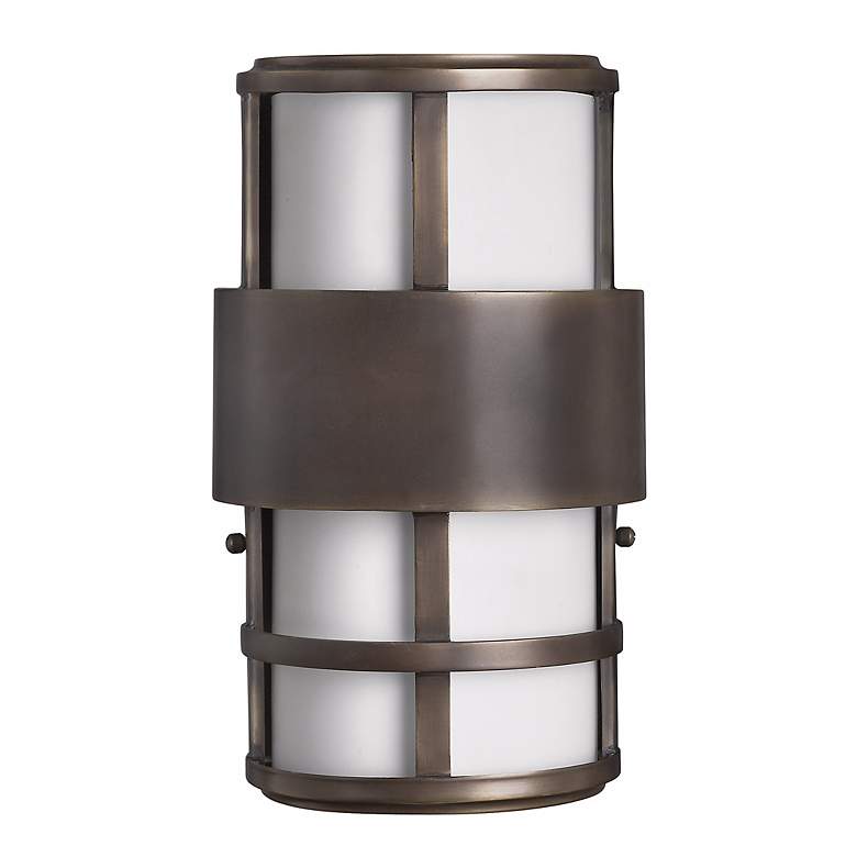 Image 1 Hinkley Saturn 12 1/2" High Metro Bronze Outdoor Light