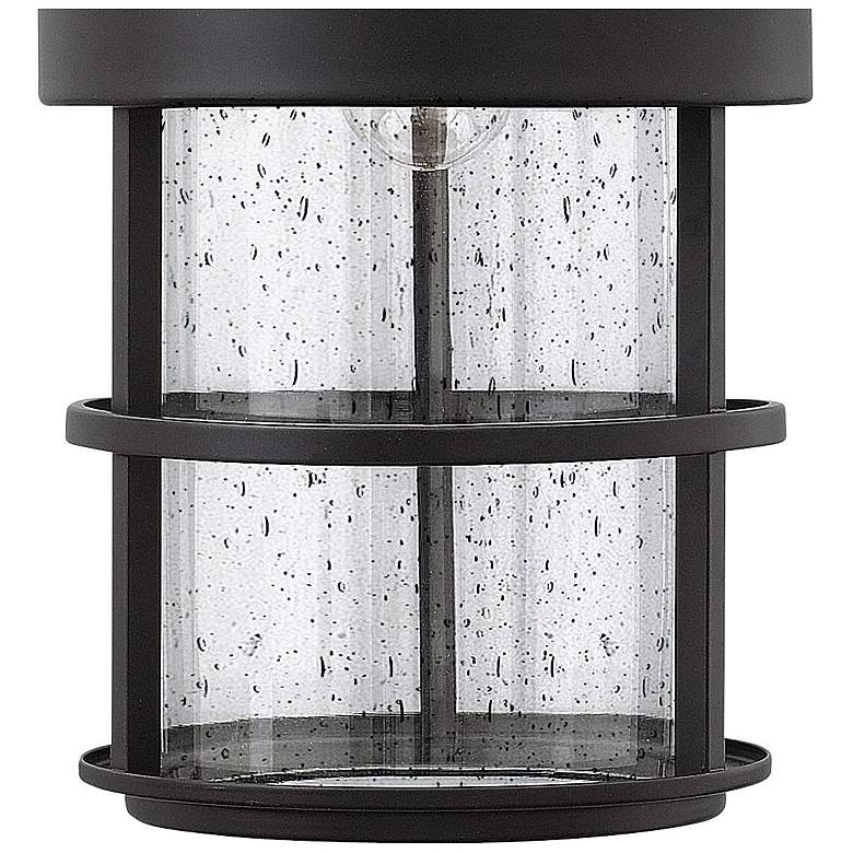 Image 3 Hinkley Saturn 21 1/4" High Satin Black Outdoor Hanging Light more views