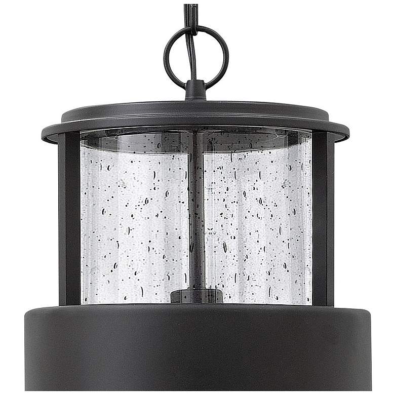 Image 5 Hinkley Saturn 21 1/4" High Satin Black Outdoor Hanging Light more views