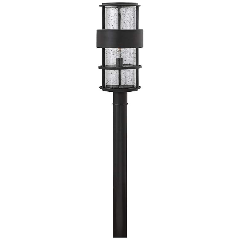 Image 1 Hinkley Saturn 21 3/4"H Satin Black Outdoor Post Light