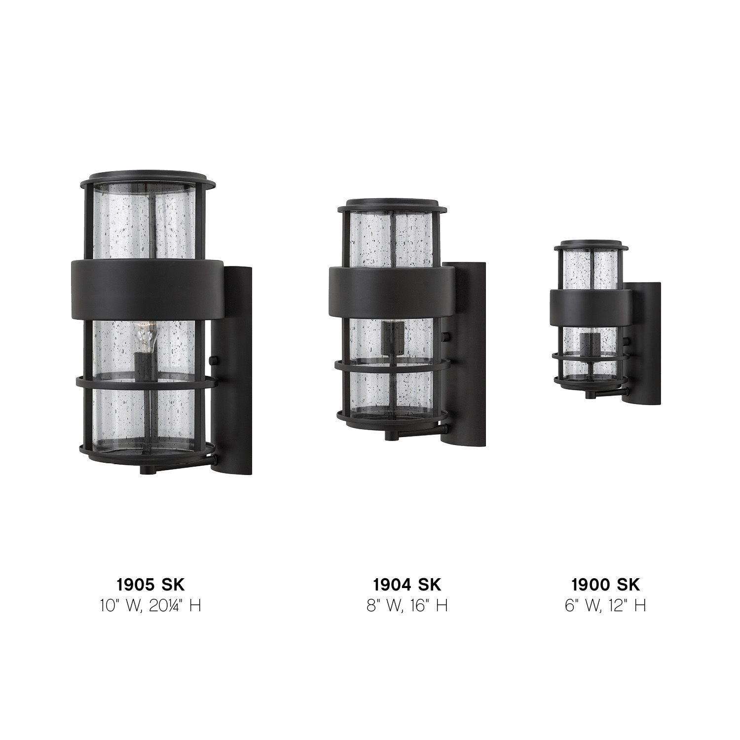 Image 5 Hinkley Saturn 6" Wide Satin Black Outdoor Wall Light more views