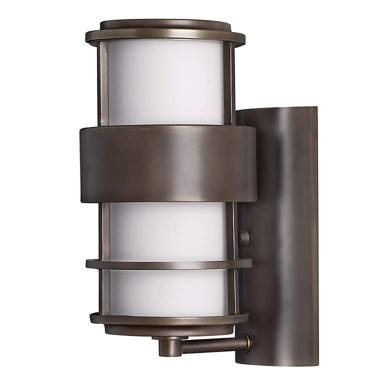 Image 1 Hinkley Saturn Metro Bronze12" High Outdoor Wall Light