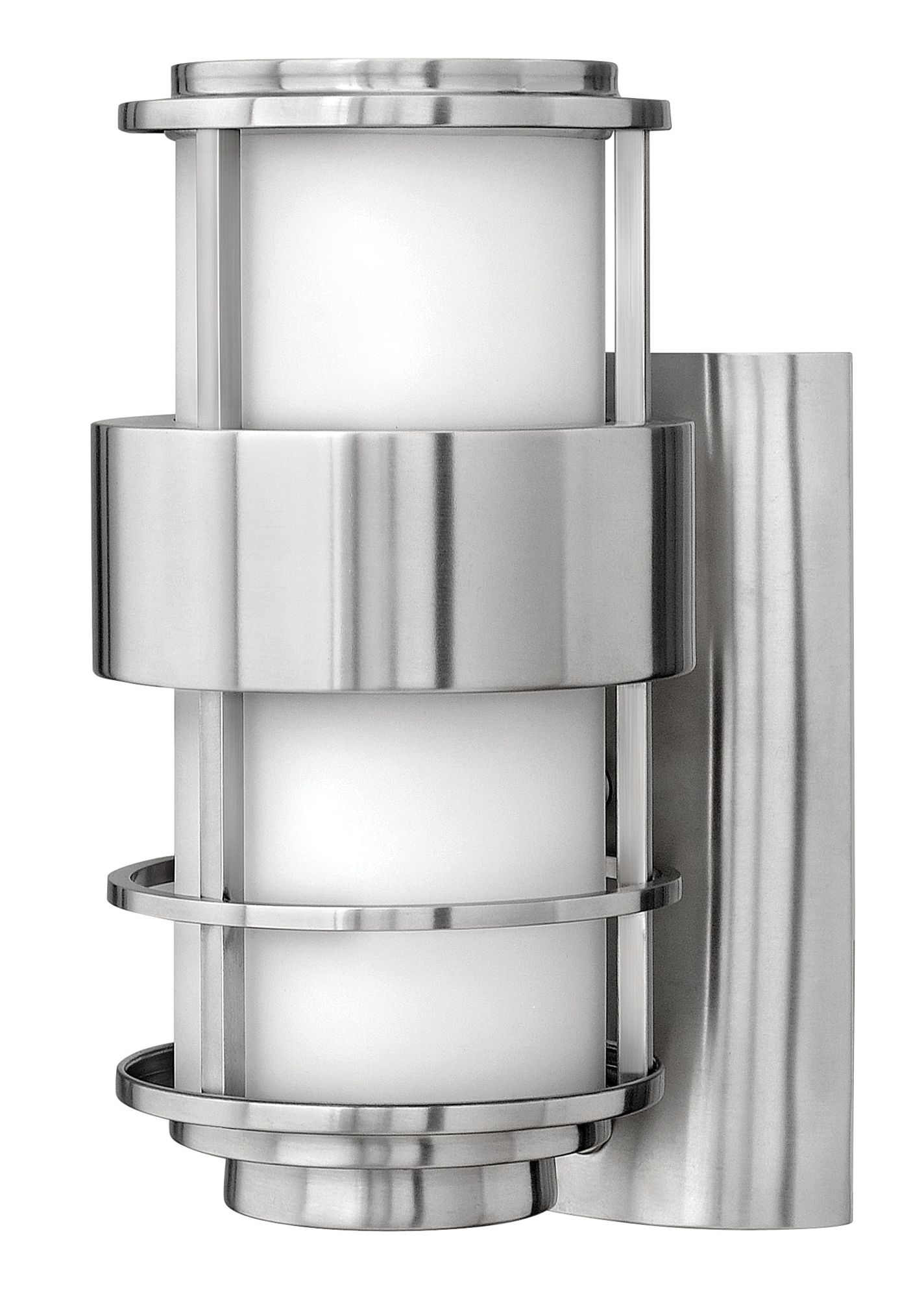 Image 3 Hinkley Saturn Stainless Steel 12" High Outdoor Wall Light more views