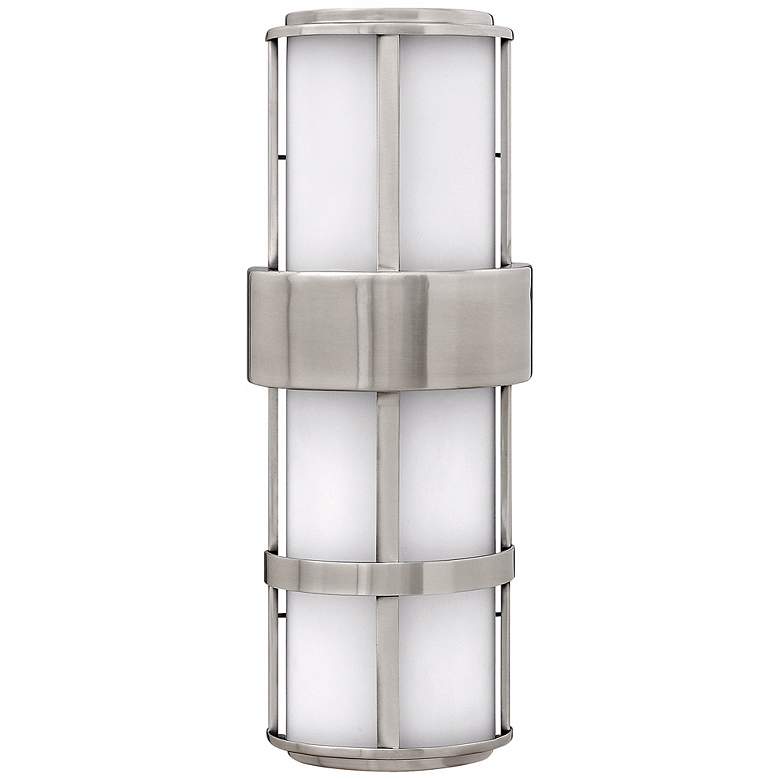 Image 1 Hinkley Saturn Steel 20 1/2 inch High Outdoor Wall Light