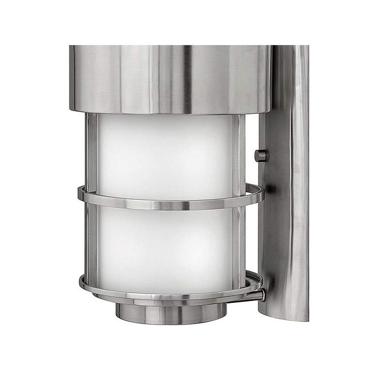 Image 3 Hinkley Saturn Steel 20 1/4" High Outdoor Wall Light more views