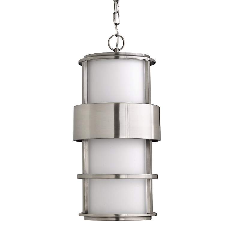 Image 1 Hinkley Saturn Steel 21 1/2 inch High Outdoor Hanging Light