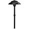 Hinkley Saucer Black Outdoor LED Low Voltage Path Light