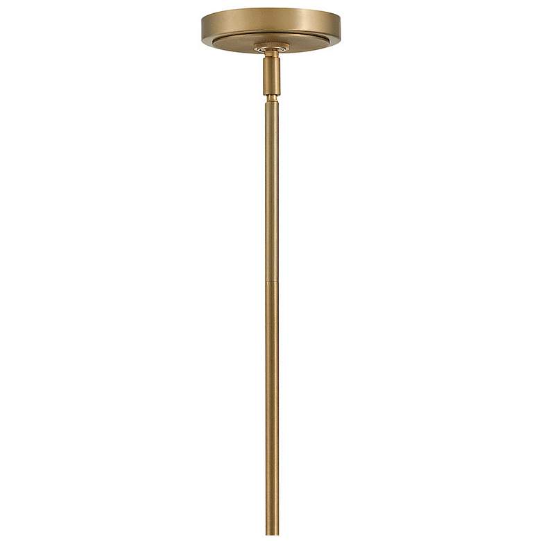 Image 5 Hinkley Saunders 30"W Black and Brass 6-Light Chandelier more views