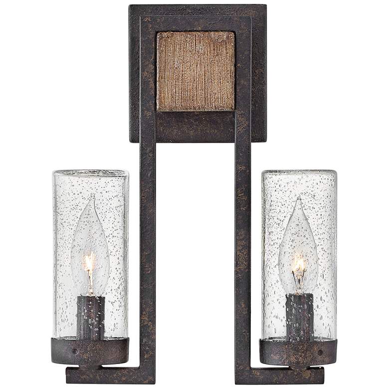 Image 1 Hinkley Sawyer 12" High Sequoia 2-Light Outdoor Wall Light