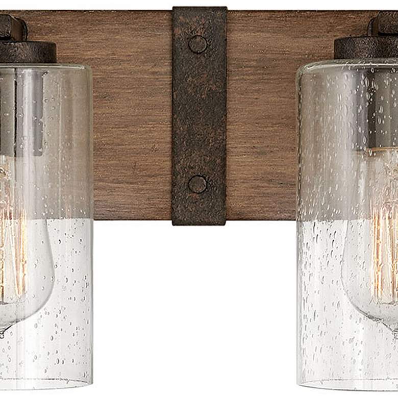 Image 2 Hinkley Sawyer 14.25" Wide Sequoia Rustic Two Light Vanity Light more views