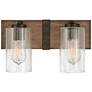 2_Hinkley Sawyer 14.25" Wide Sequoia Rustic Two Light Vanity Light more views