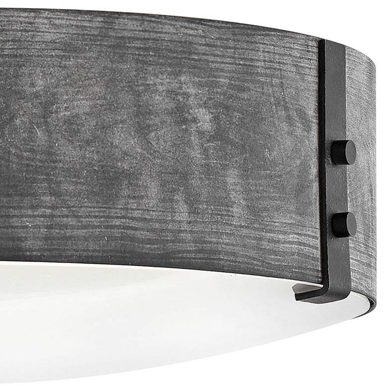 Image 2 Hinkley Sawyer 15" Wide Aged Zinc Outdoor Ceiling Light more views