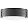 Hinkley Sawyer 15" Wide Black Outdoor Ceiling Light