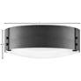 3_Hinkley Sawyer 15" Wide Black Outdoor Ceiling Light more views