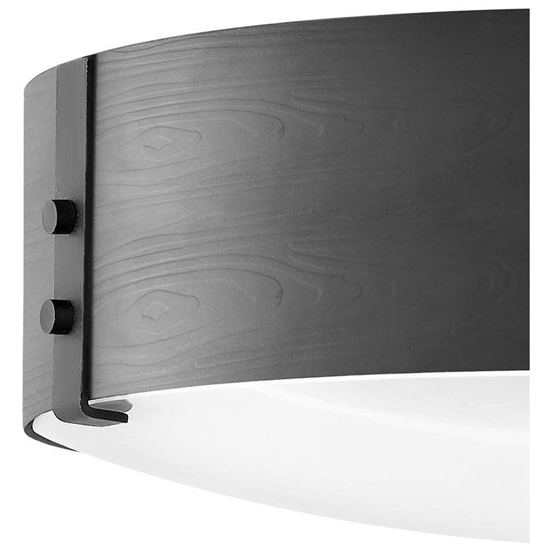 Image 4 Hinkley Sawyer 15" Wide Black Outdoor Ceiling Light more views