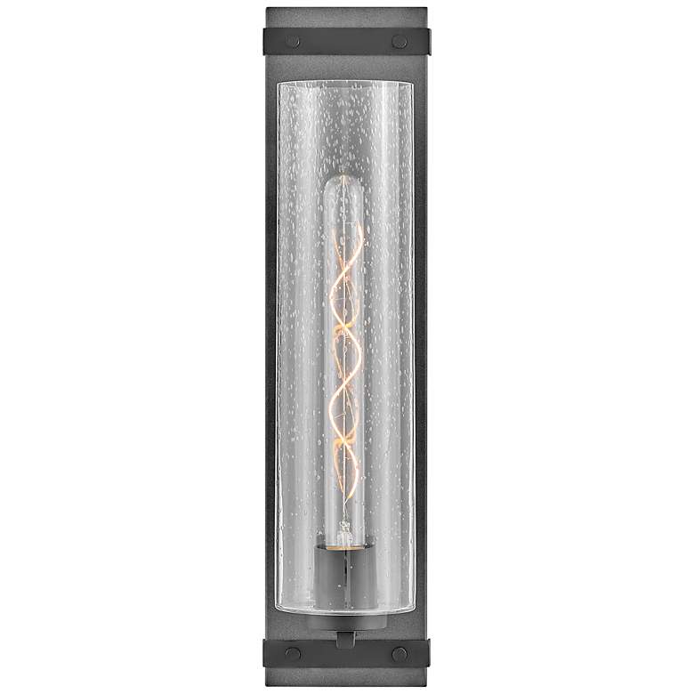 Image 3 Hinkley Sawyer 20" High Aged Zinc LED Wall Sconce more views