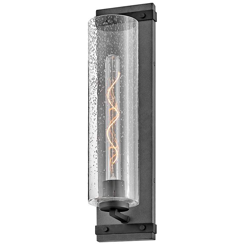Image 6 Hinkley Sawyer 20" High Aged Zinc LED Wall Sconce more views
