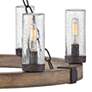 Hinkley Sawyer 24" Wide Sequoia 6-Light Outdoor Chandelier