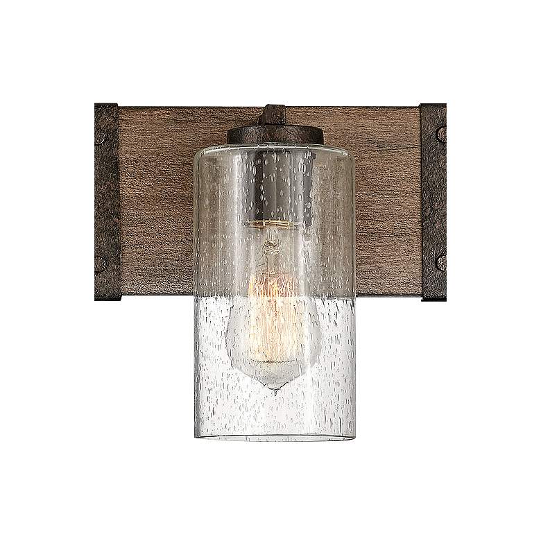 Image 2 Hinkley Sawyer 30 3/4" Wide Sequoia Wood 4-Light Bath Light more views