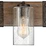 Hinkley Sawyer 30 3/4" Wide Sequoia Wood 4-Light Bath Light