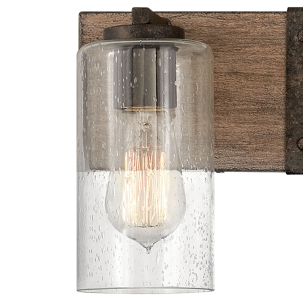 Hinkley Sawyer 30 3/4" Wide Sequoia Wood 4-Light Bath Light