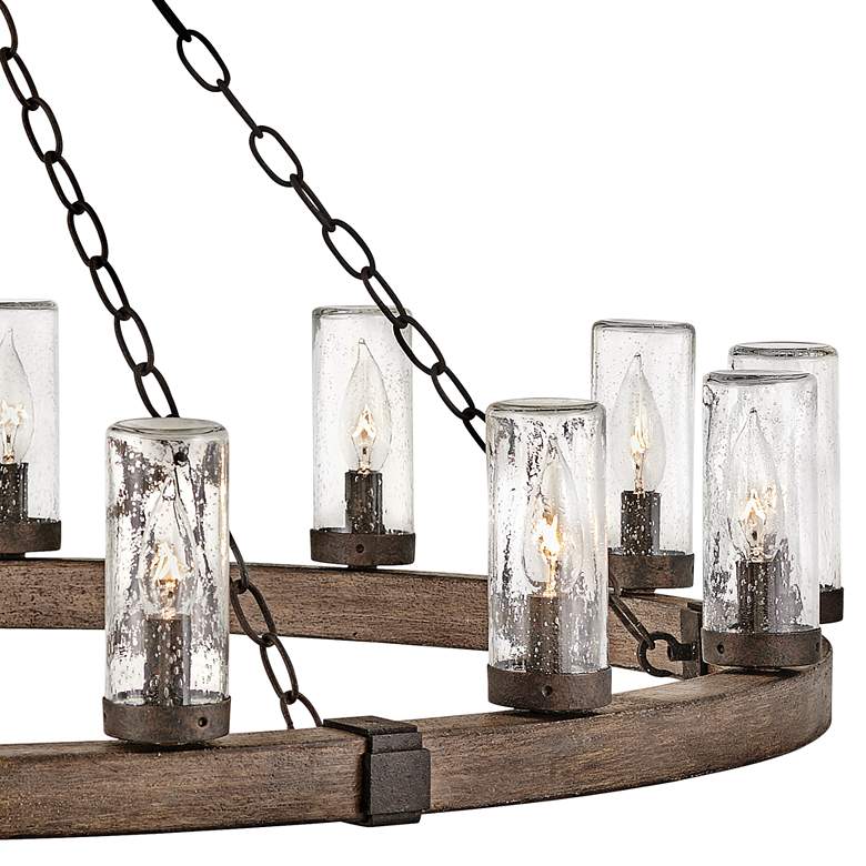 Image 3 Hinkley Sawyer 46" Wide Sequoia Ring 15-Light Outdoor Chandelier more views
