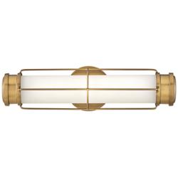 Hinkley Saylor 17&quot; Wide Heritage Brass LED Bath Light