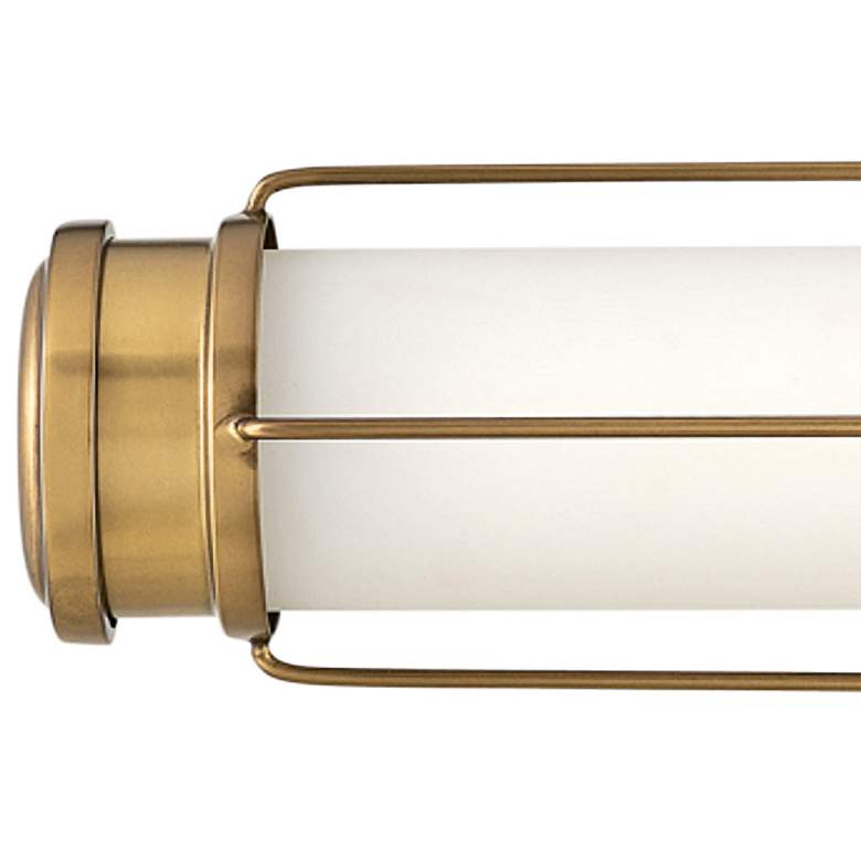 Image 2 Hinkley Saylor 17 inch Wide Heritage Brass LED Bath Light more views