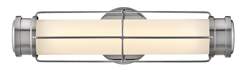 Image 4 Hinkley Saylor 17" Wide Modern Deco Polished Nickel LED Bath Light more views
