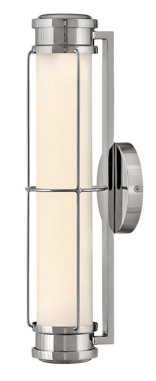 Image 6 Hinkley Saylor 17" Wide Modern Deco Polished Nickel LED Bath Light more views