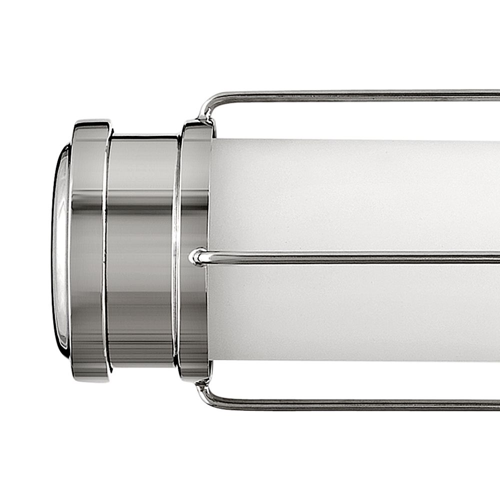 Hinkley Saylor 17" Wide Modern Deco Polished Nickel LED Bath Light