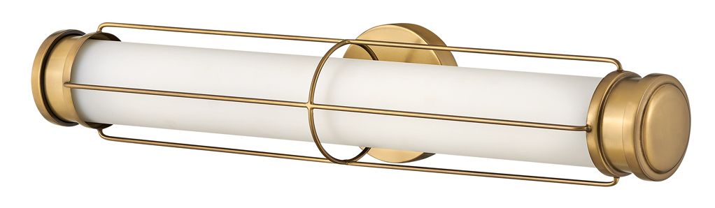 Hinkley Saylor 24" Wide Heritage Brass LED Bath Light