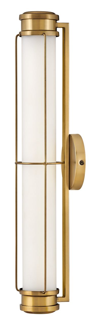 Hinkley Saylor 24" Wide Heritage Brass LED Bath Light