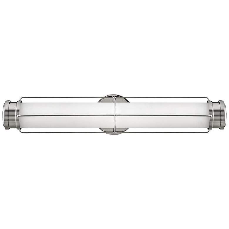 Image 1 Hinkley Saylor 24" Wide Polished Nickel Modern LED Bath Light