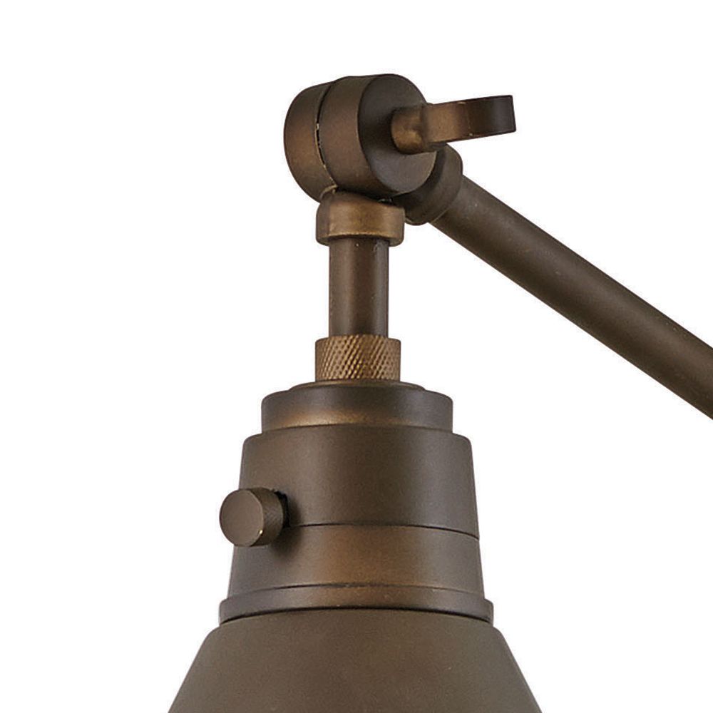 Image 7 Hinkley Sconce Arti Medium Swing Arm Single Light Sconce 10.25" Olde Bronze more views