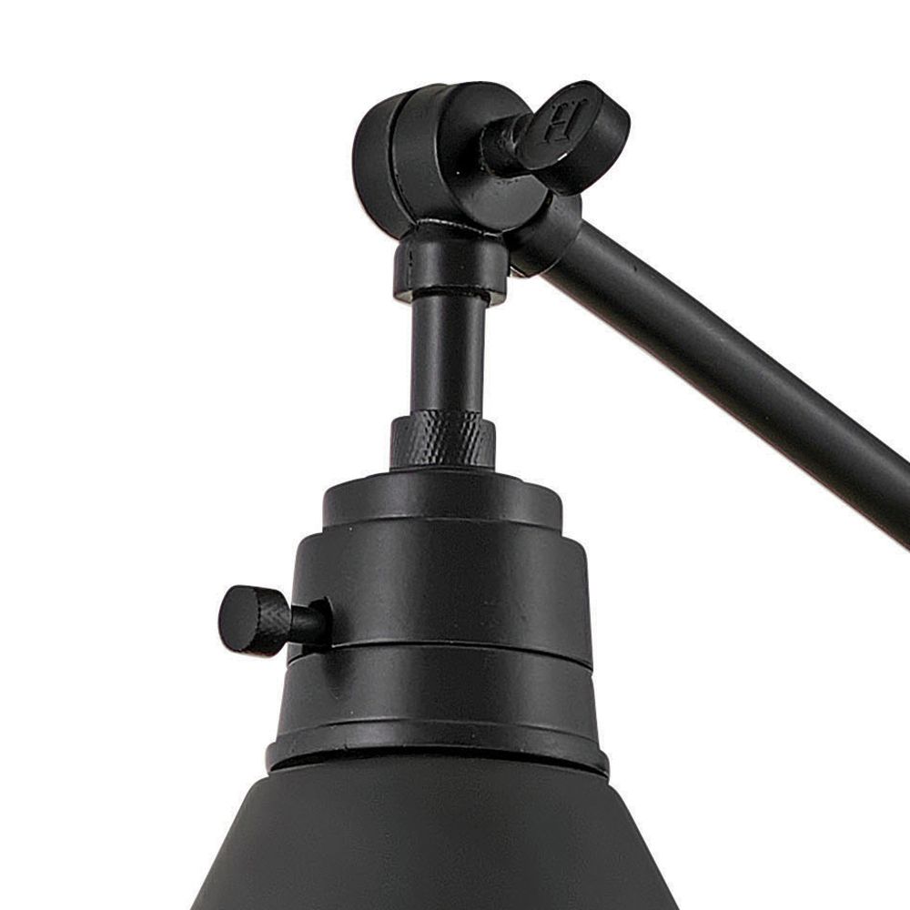 Hinkley Sconce Arti Medium Swing Arm Single Light Sconce 7" Black