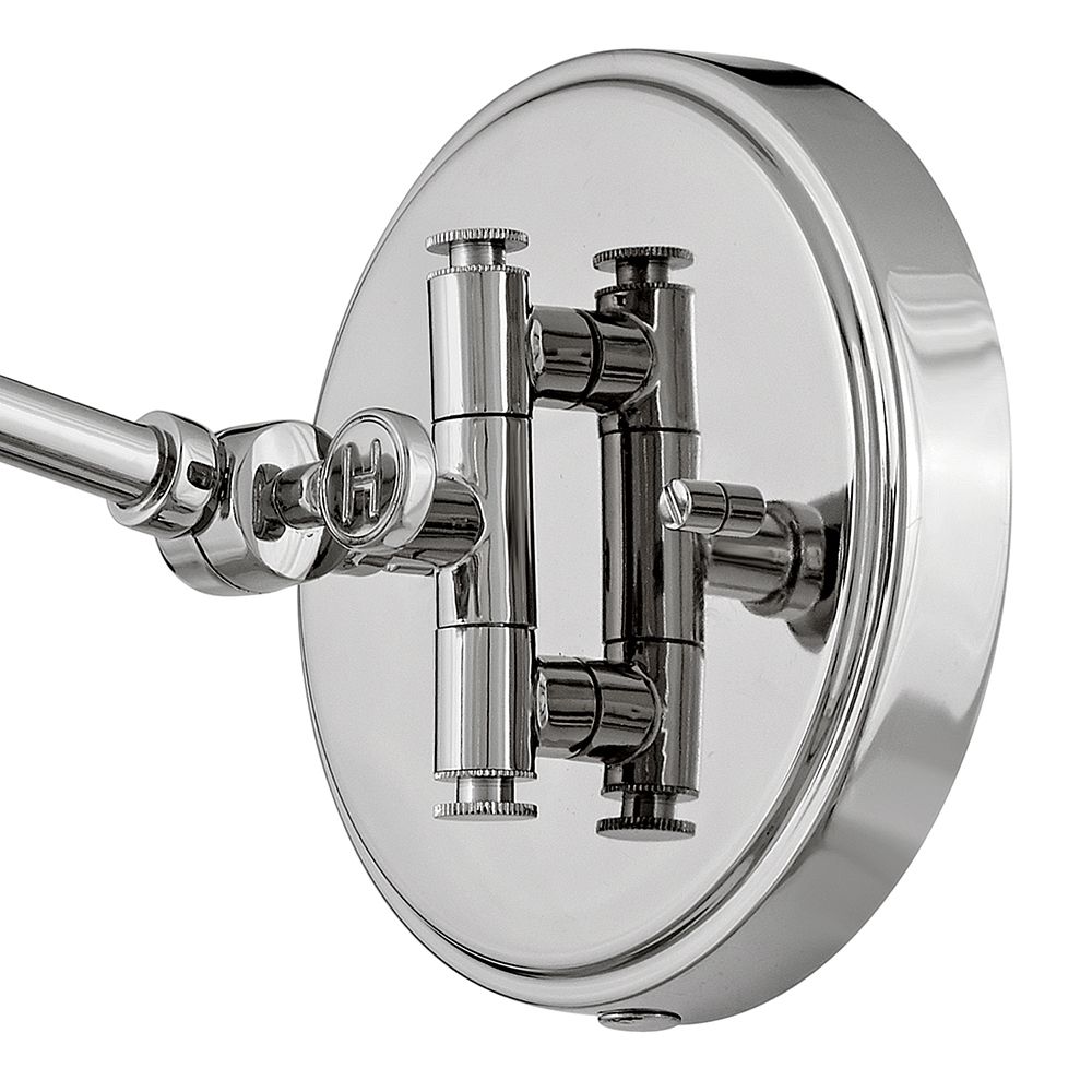 Image 7 Hinkley Sconce Arti Medium Swing Arm Single Sconce 10.25" Polished Nickel more views
