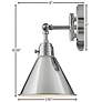 Thumbnail3 of Hinkley - Sconce Arti Single Light Sconce- Polished Nickel more views
