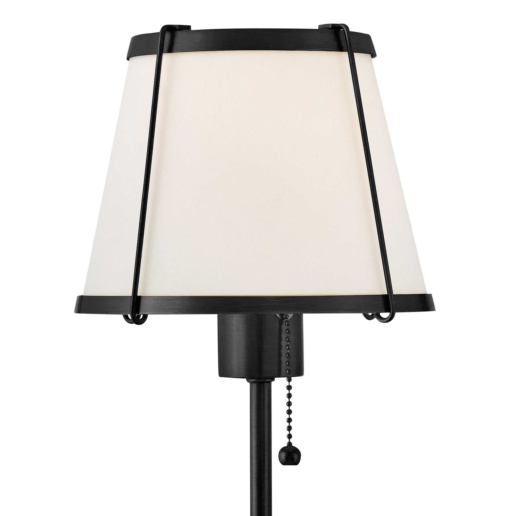 Image 7 Hinkley Sconce Clarke Medium Single Light Sconce 7" Black more views