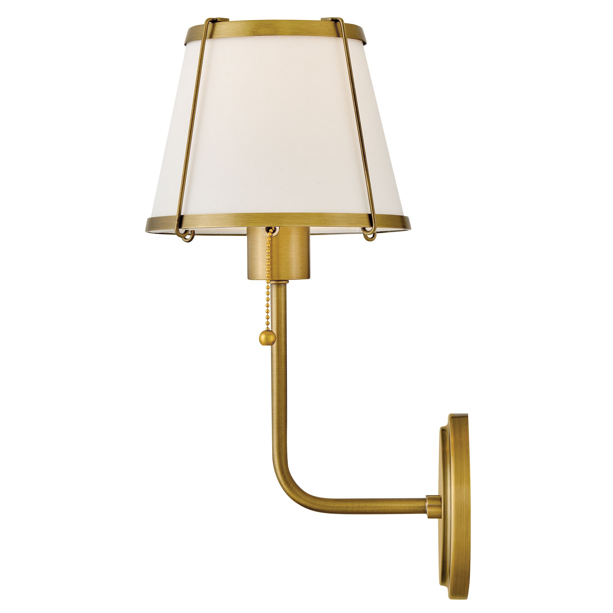 Image 5 Hinkley Sconce Clarke Medium Single Light Sconce 7" Lacquered Dark Brass more views