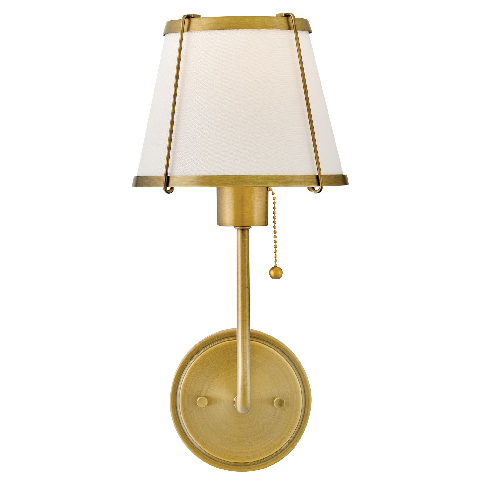 Image 6 Hinkley Sconce Clarke Medium Single Light Sconce 7" Lacquered Dark Brass more views