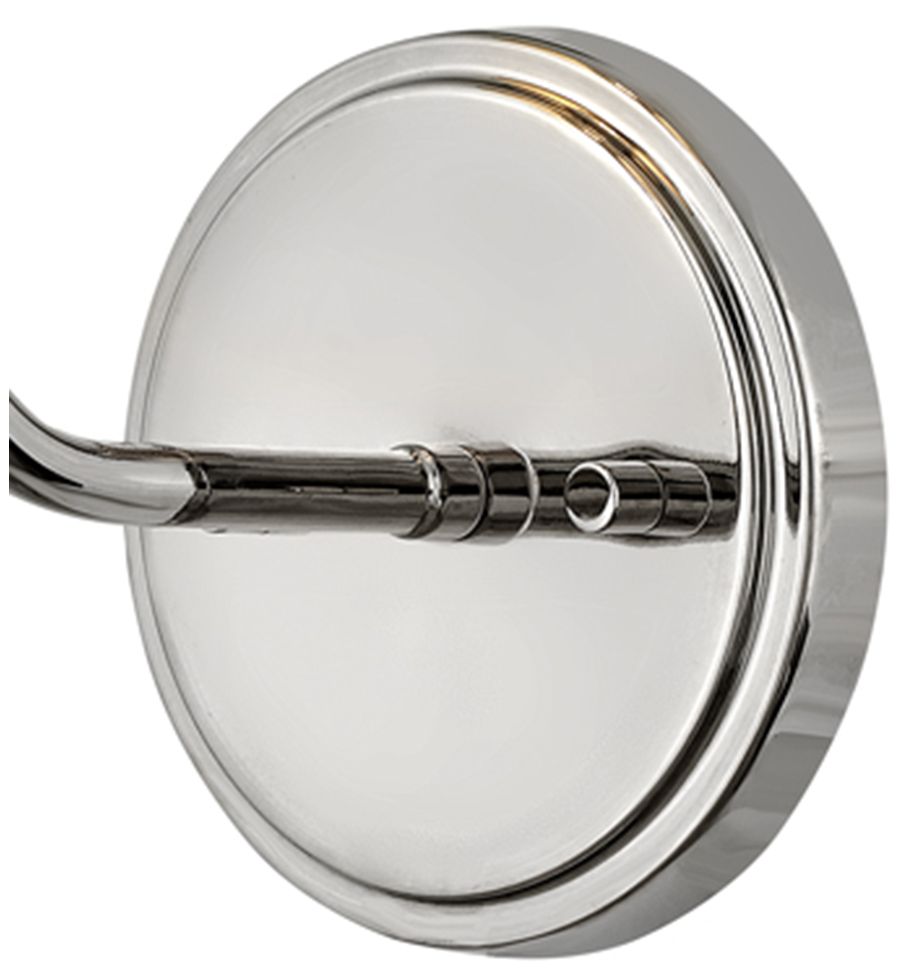 Hinkley Sconce Clarke Medium Single Light Sconce 7" Polished Nickel